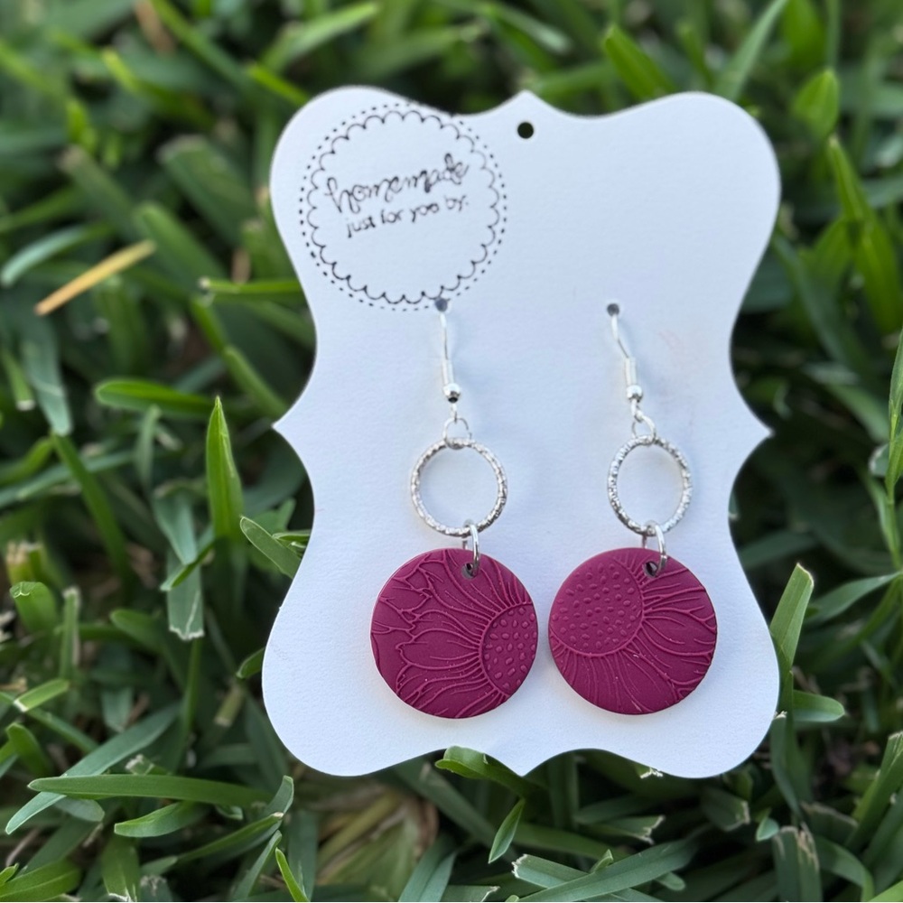 Pink Dangle Earrings